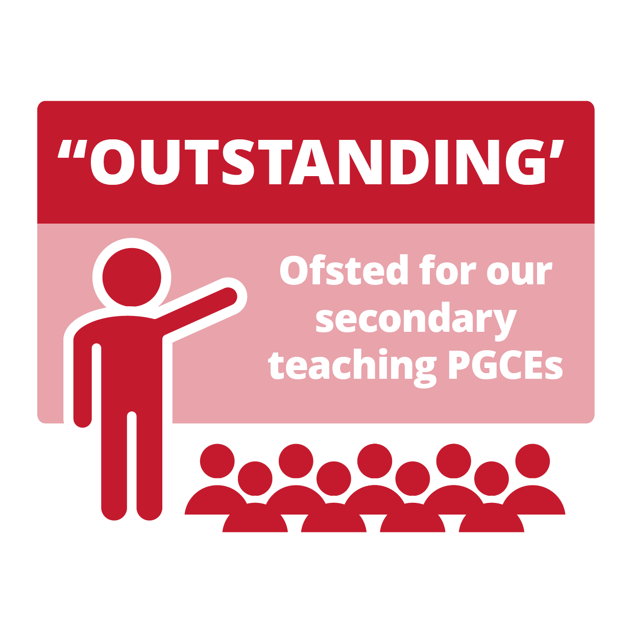 Outstanding Ofsted rating for our secondary teaching PGCEs